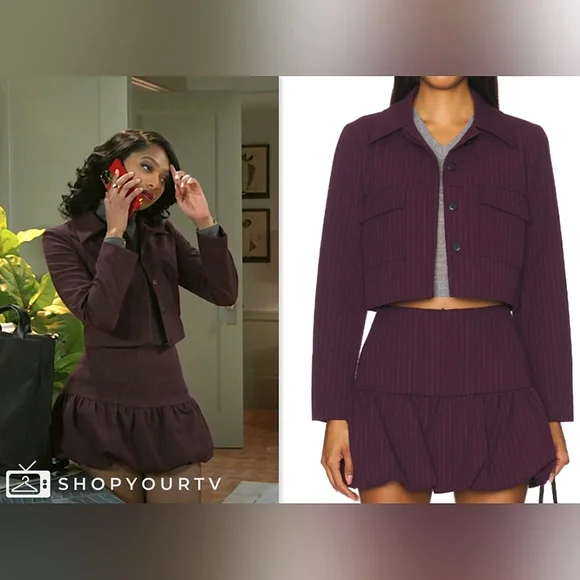 Amanda Uprichard Navy Cropped Jacket | NWT | Size Medium – Msrp $260 - Picture 16 of 16